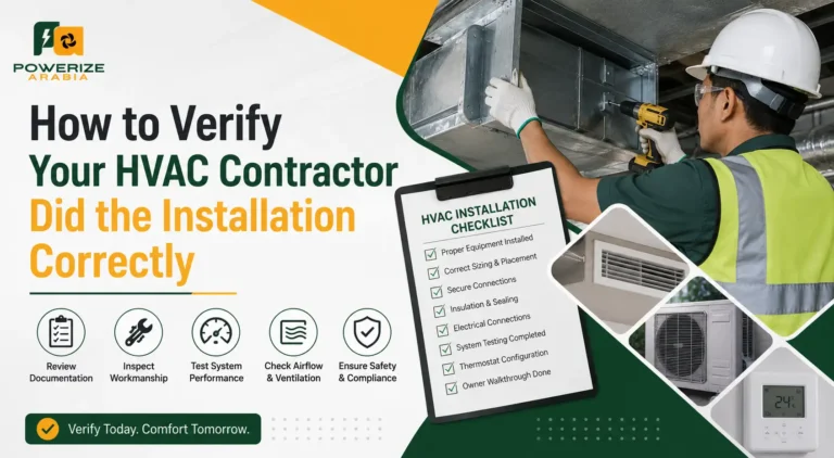 Verify Your HVAC Contractor Did the Installation Correctly