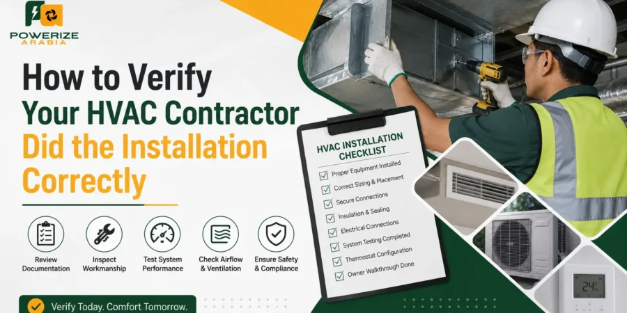 Verify Your HVAC Contractor Did the Installation Correctly