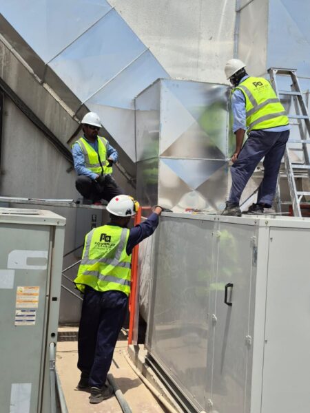HVAC installation Al Khobar industrial facility