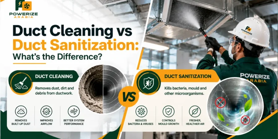 Duct Cleaning vs Duct Sanitization